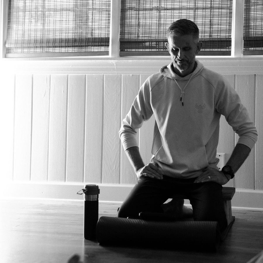 Scott leading a breathwork class at NUMA